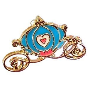 Cinderella Carriage Lapel Pin Princess Pumpkin Badge Brooch Accessories Jewelry